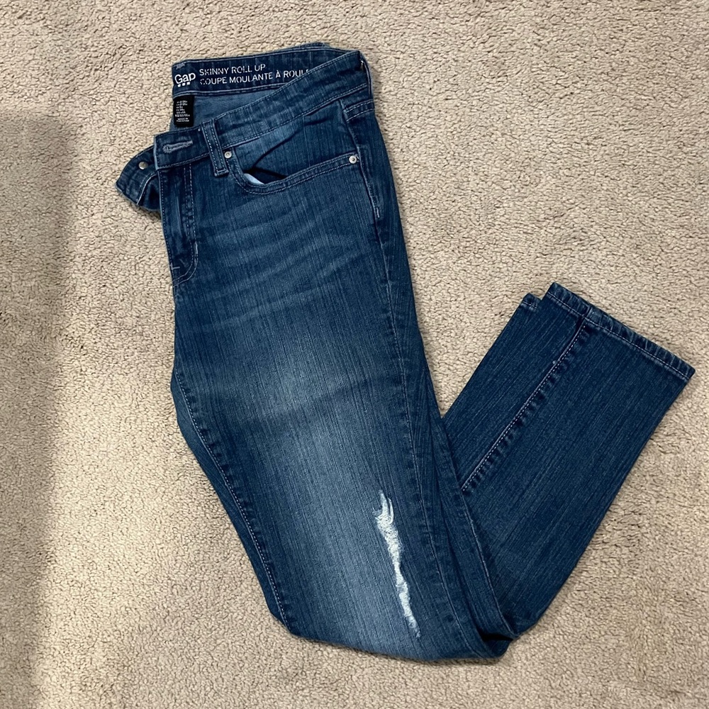 Gap Skinny Roll Up Jeans